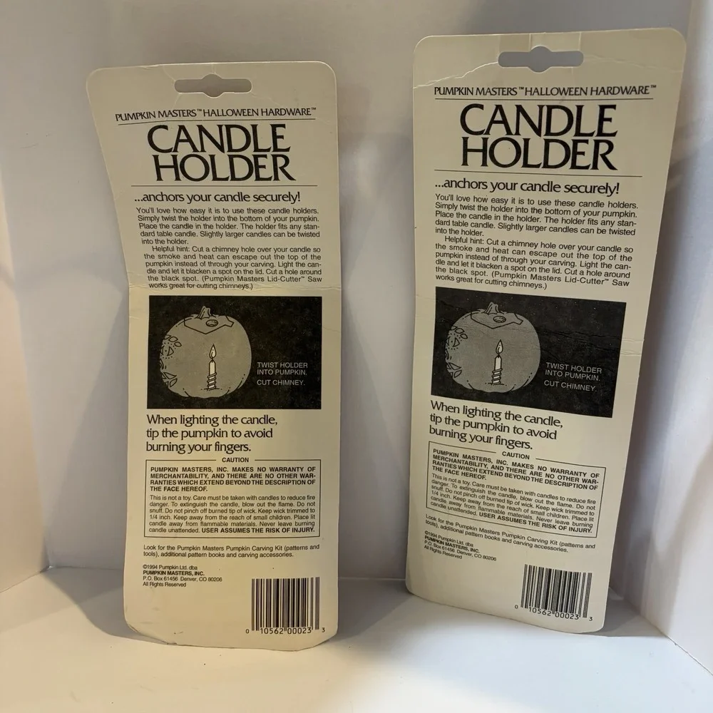VTG Halloween Candles Ghost Black Cat Pumpkin Candle